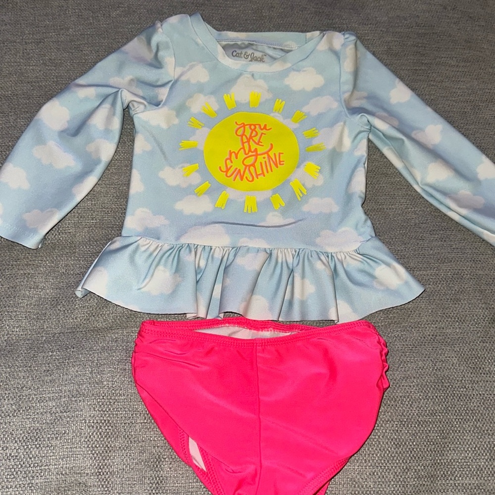 Cat & Jack ‘You are my sunshine’ two piece swimsuit
